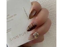 シエルビューティークロップ(Ciel Beauty CROP)/チェックネイル☆