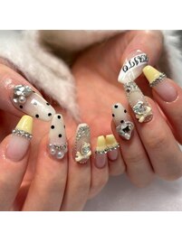 フレンチネイル/イエローネイル