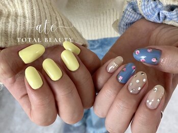 アテ(ate)/春アシメントリーデザイン