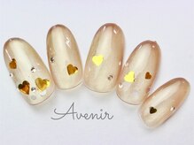 アヴィニール 表参道(Avenir)/ハートホロネイル 