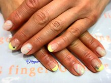 ジー フィンガー 千葉店(G)/春色フレンチ