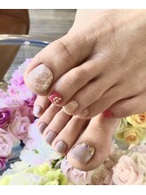 メイクプラスネイル ヴィヴィッド(MAKE+NAIL vivid)/フット定額ジェル♪