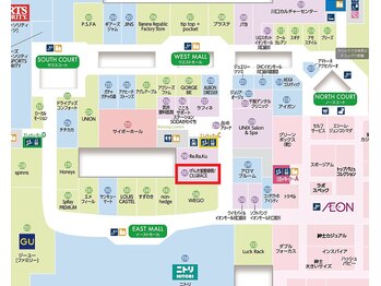 げんき堂整骨院 イオンモール川口前川/☆フロアマップです★