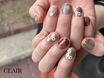 クレール アンド フリル アイビューティー イオン前店(CLAIR)/高知市【CLAIR】くすみフラワー