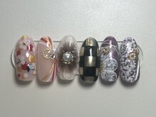 ジョアネイル(JOA Nail)/お正月/和装/水引き/花/レース