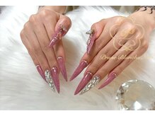 プリュネブランシュネイル(Prune Blanche Nail)/パーツ付け放題コース