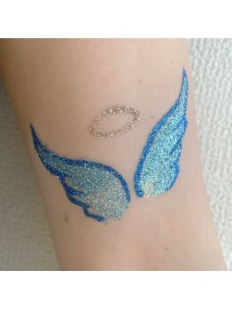 リル(RILU)/ボディジュエリー羽