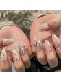 ディー ネイル アイラッシュ ヒサヤ(DEE nail×eyelash hisaya)&nbsp;カラーやパーツでキラキラしているネイルが好きです！