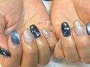 定額S|ネイビー×星ホロ