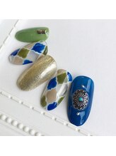 ネイルサロン パピヨン(Nail Salon Papillon)/コラベル柄ネイル＊