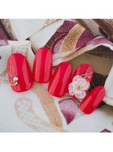 ラ カゼッタ(La casetta)/和風3Dフラワーネイル