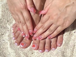 UVハートネイル