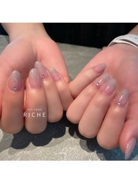 ブルーパープルのラメカラグラ