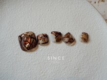 シンス(Since)/2月foot monthly design