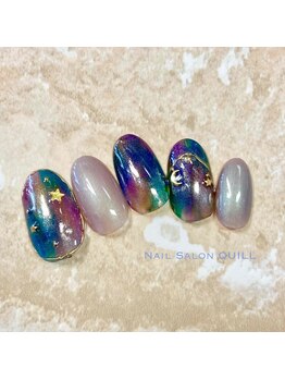 ネイルサロン クイル(QUILL)/２月ニュアンスネイル（３）