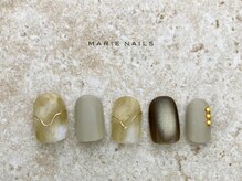 マリーネイルズ 横浜店(MARIE NAILS)/定額￥8,800　ニュアンス　0925c