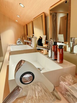 えん 横浜店/ スキンケア・アメニティも充実