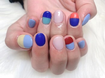シェリー 溝の口(Shelly)/カラフルネイル☆