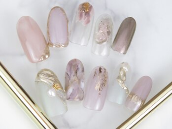 ラミエンヌ/大理石 ミラー ニュアンス