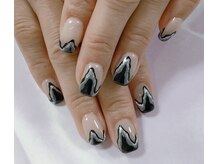 ネイルサロン ビューティーマジック 川口店/変形フレンチ ジェルネイル