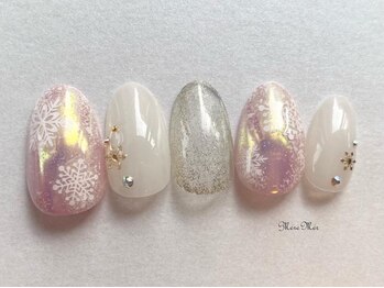 パラジェル認定サロン メールメール 池袋店(MereMer)/オーロラ雪ネイル