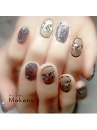 シアーBLACKフレークニュアンス