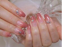 幻之花ネイル/マオジェル　じゅわグラ