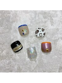 親指アート＋ワンカラー ¥5390