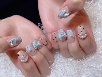 レアネイル 新宿(le'a nail)/リボンネイル