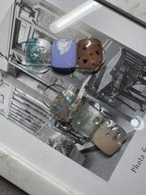 ホワイト(WHITE)/フット親指一本定額ネイル