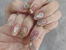 アンダースペル 桜木店(UNDER SPEL)/大理石nuance nail