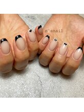 エムズネイル 武生店/フレンチ×ハート☆