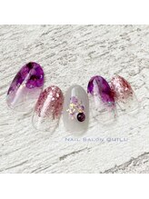 ネイルサロン クイル(QUILL)/２月むらさき（１）