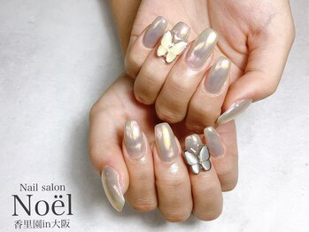 ノエル(Noel)/オーロラミラー×蝶パーツ