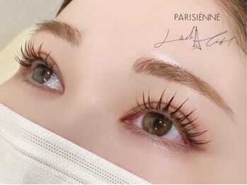 ジョアアンジェ 心斎橋店(joie ange)の写真/長待ち×ボリュームが叶うLEDフラットラッシュ★エクステ+パーマ仕上げの&Healthy(アンドヘルシー)スタート