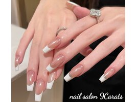 バーチャルフレンチネイル