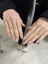 クリア(Clear)/ホワイトミラー×ドットリボン