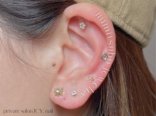 今流行りの耳ツボジュエリー