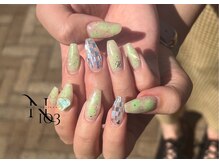 イチマルサン(N゜103)/#ミラーボールネイル