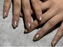 ネイルアン 下中野店(Nail Ann)/マグネット×オーロラ
