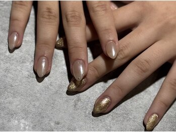 ネイルアン 下中野店(Nail Ann)/マグネット×オーロラ