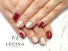 c-429 シェラック大理石ネイル