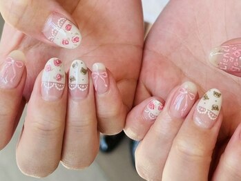 小花ネイル