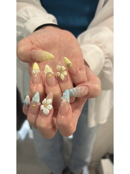 ジャストネイル ラヴィ店(JustNail)の写真/トレンドなネイルをしたい方へ!手描きアートで旬な指先を叶えるサロン☆