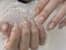 リュエネイル 都立大学(LUE NAIL)/gradation×clear rose