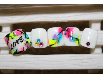 ネイルサロン ユーア(Yu a)/フット定額デザイン　￥9480