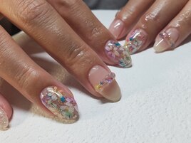 フラワーしきつめ♪