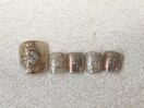 FOOTネイル ¥9980 くすみカラー