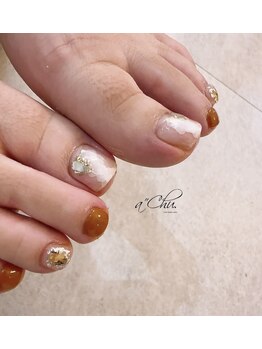 terracotta brown×clear nuance