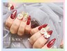 【OPEN SALE 120分 持込デザイン】 8本自爪アート+パーツ乗せ放題 ¥8800⇒